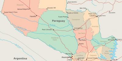 Παραγουάη, asuncion χάρτης